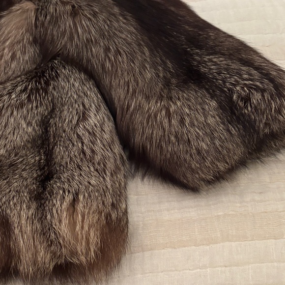 Saga Furs Brown Fur Jacket - Picture 5 of 10